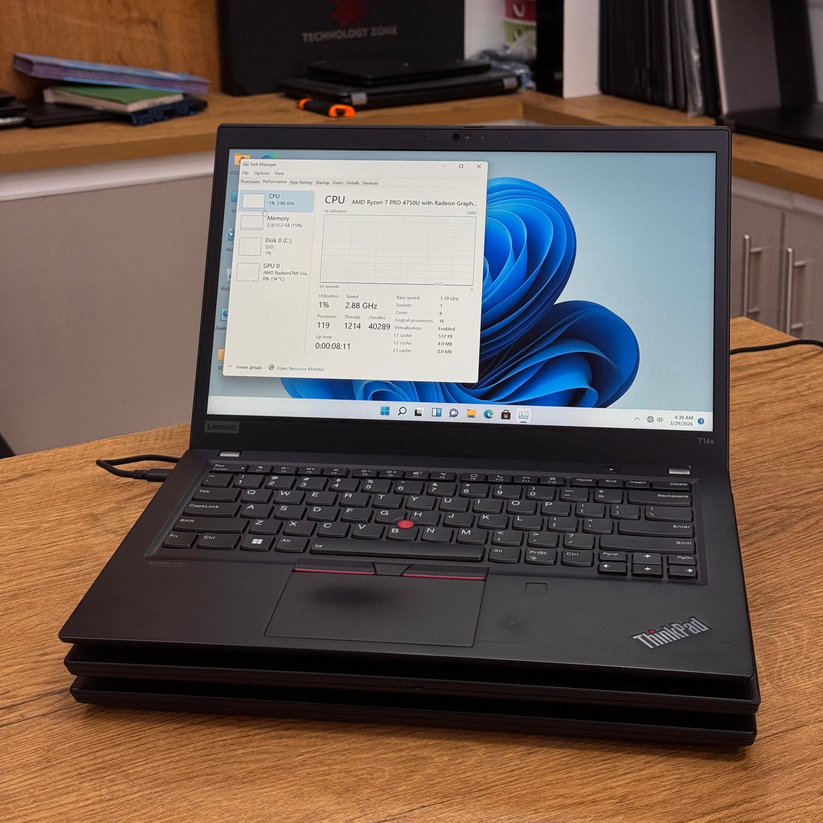 Lenovo ThinkPad T14s – 6-Core AMD Ryzen 5 PRO 4650U | Business Ultralight Laptop – Certified | Checked by Technology Zone