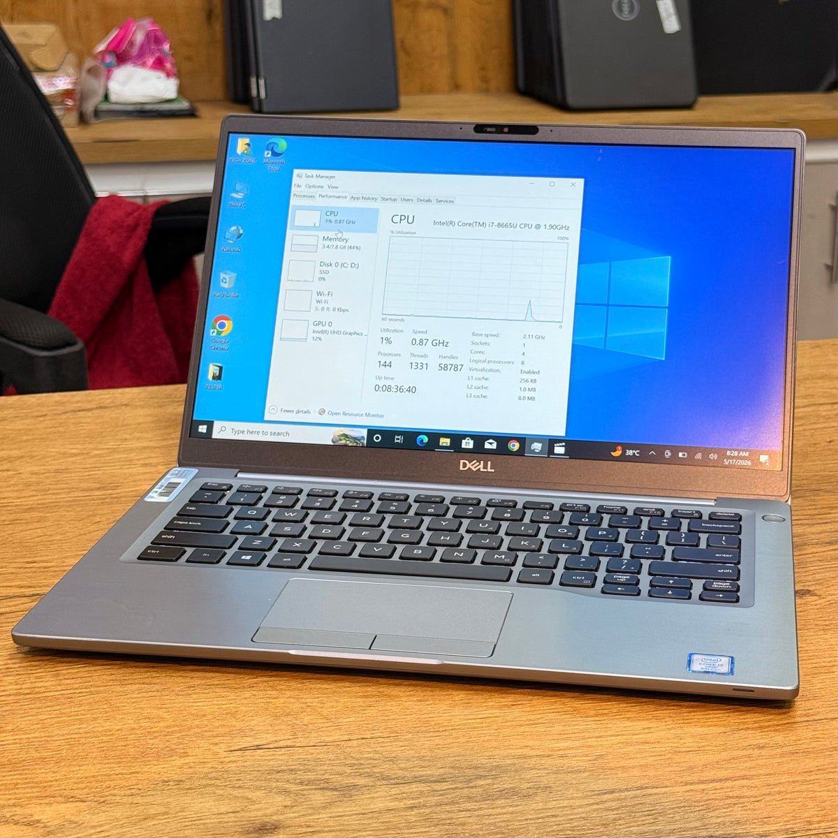 Dell Latitude 7400 – 4-Core Intel Core i7 8th Gen | Aluminum Touchscreen Business Laptop – Certified | Checked by Technology Zone