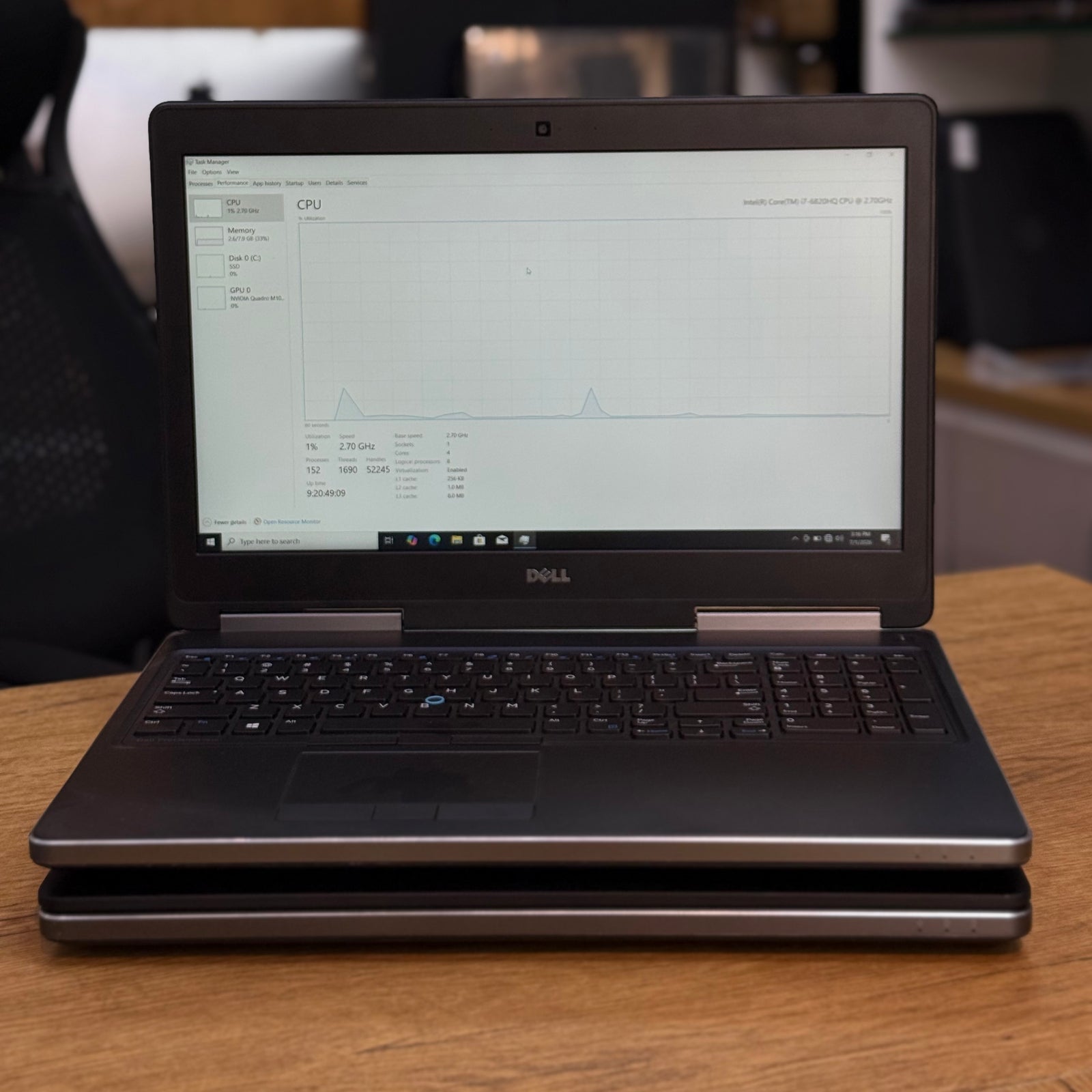 Dell Precision 7510 Mobile Workstation – Intel Core i7 (4-Core, 6th Gen) | NVIDIA Quadro M1000M 2GB | Full HD Display – Certified | Checked by Technology Zone