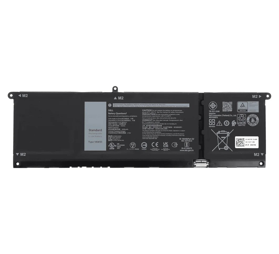 Dell WJ5R2 -3521 – 11.1V – 65Wh – 6-Cell – New Battery