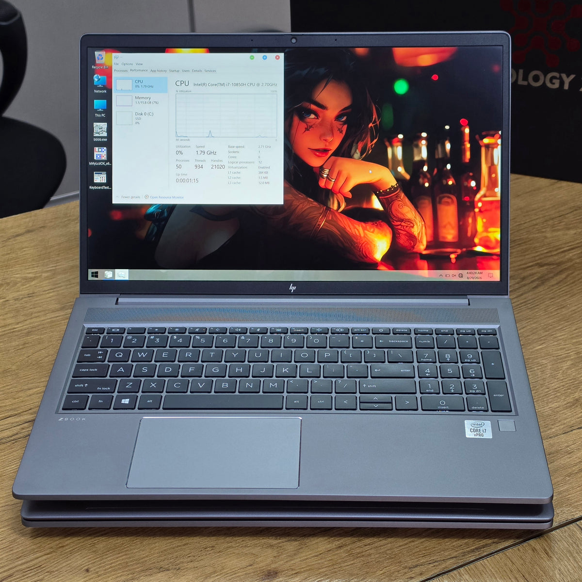 HP ZBook Power G7 Mobile Workstation – Intel Core i7 (6-Core, 10th Gen) | Intel UHD Graphics (Shared) | Full HD Display – Certified | Checked by Technology Zone