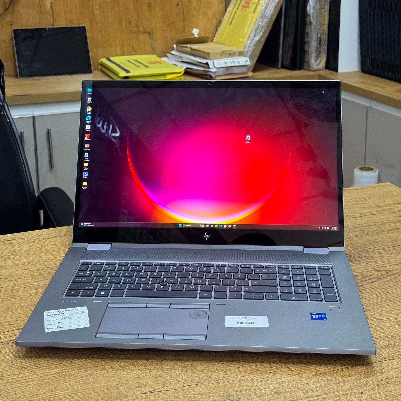 HP ZBook Fury 17 G8 – 8-Core Intel Core i7-11850H (11th Gen) | NVIDIA Quadro T1200 4GB | 4K Touch Workstation – Certified | Checked by Technology Zone