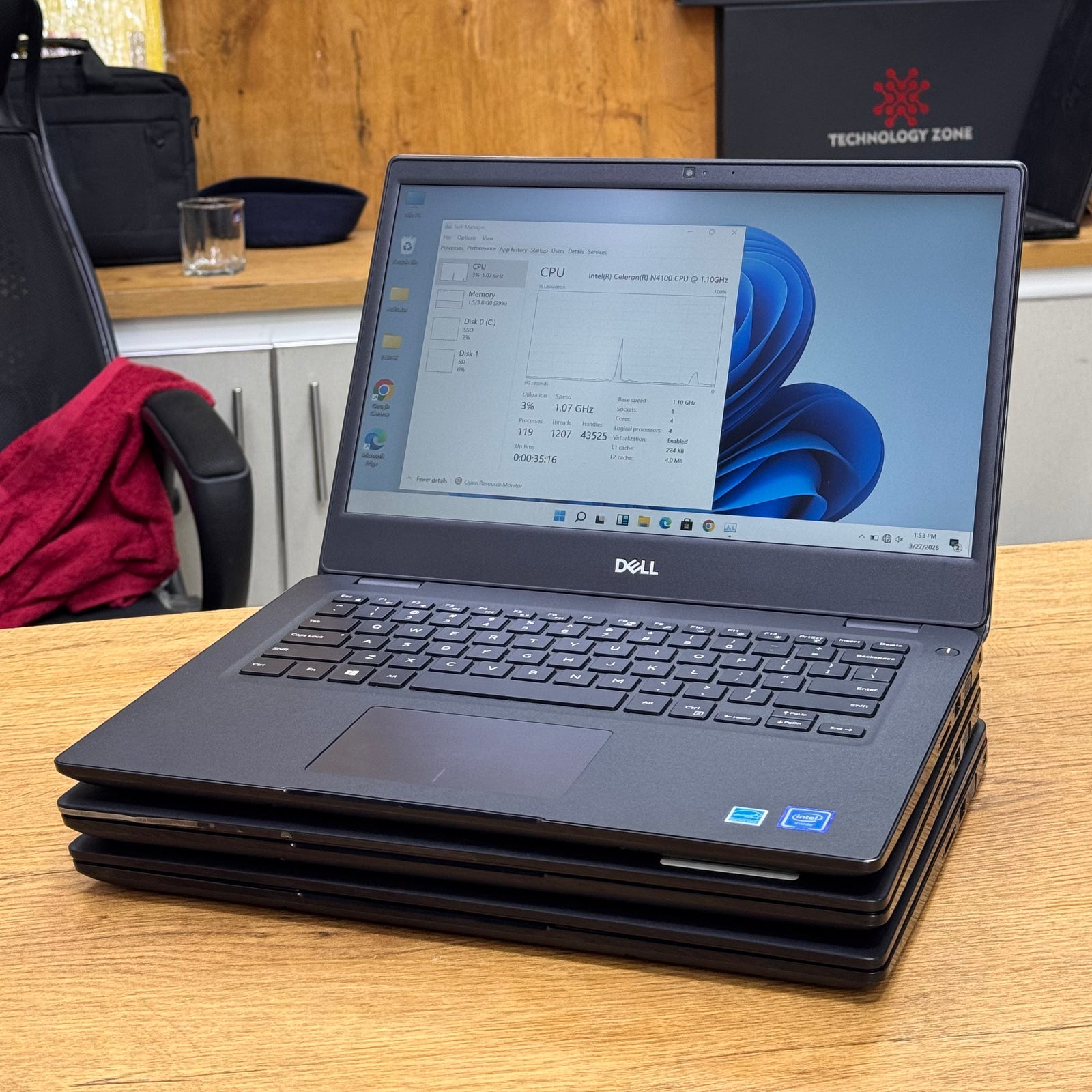 Dell Wyse 5470 – 4-Core Intel Celeron N4100 (10th Gen) | Thin Client Laptop – Certified | Checked by Technology Zone