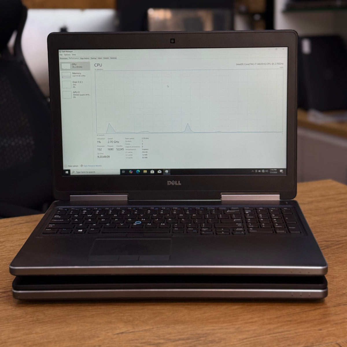 Dell Precision 7510 Mobile Workstation – Intel Core i7 (4-Core, 6th Gen) | NVIDIA Quadro M1000M 2GB | Full HD Display – Certified | Checked by Technology Zone