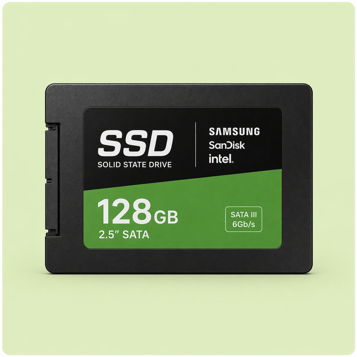 128GB 2.5” SATA SSD – Samsung / SanDisk / Intel – Certified | Checked by Technology Zone