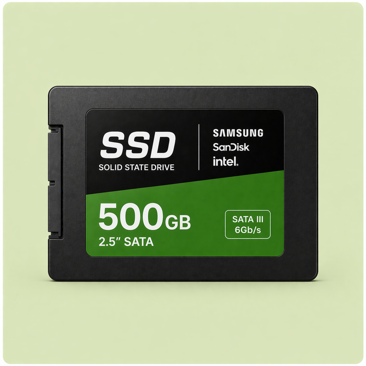 512GB 2.5” SATA SSD – Samsung / SanDisk / Intel – Certified | Checked by Technology Zone