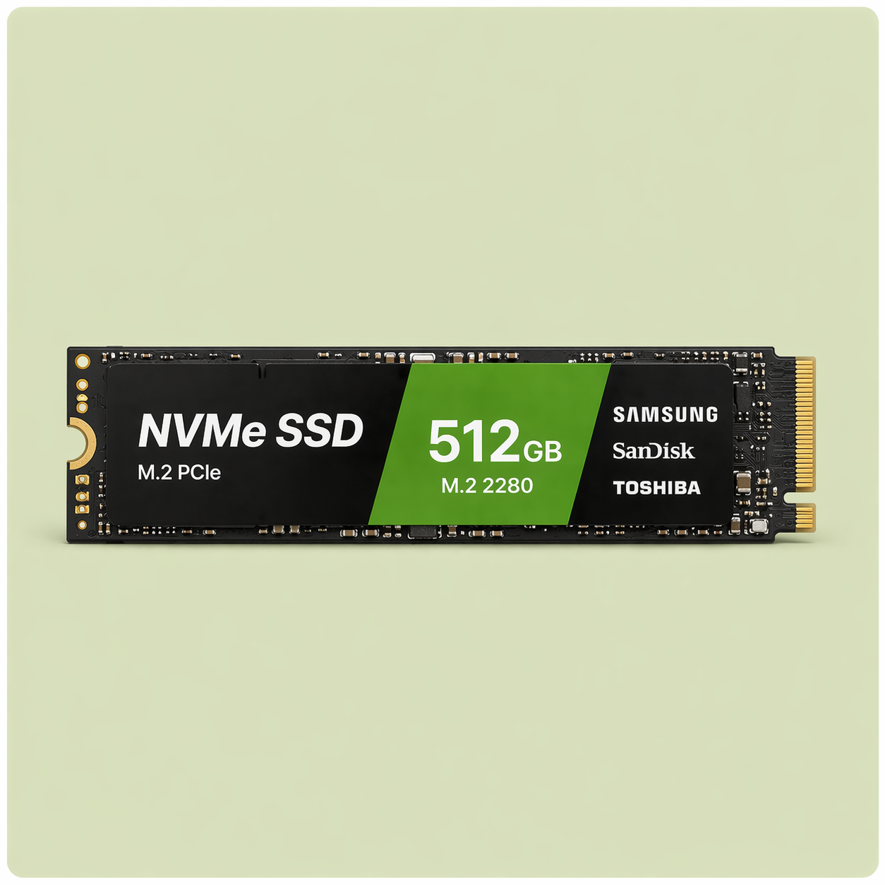 512GB M.2 NVMe SSD – Samsung / SanDisk / Toshiba – Certified | Checked by Technology Zone