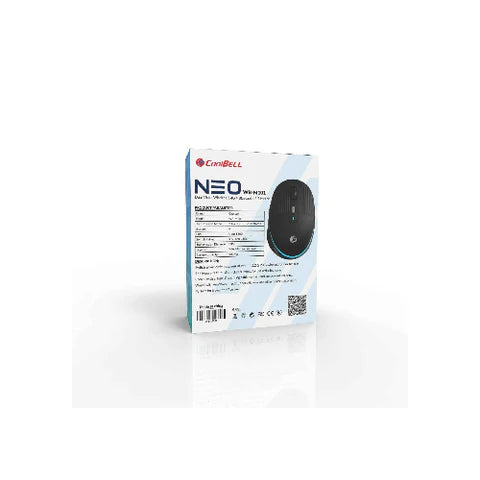 CoolBell WB-M101 Neo Rechargeable Mouse – Dual Mode (Bluetooth + USB) – Silent Click – 1 Year Warranty | Certified by Technology Zone