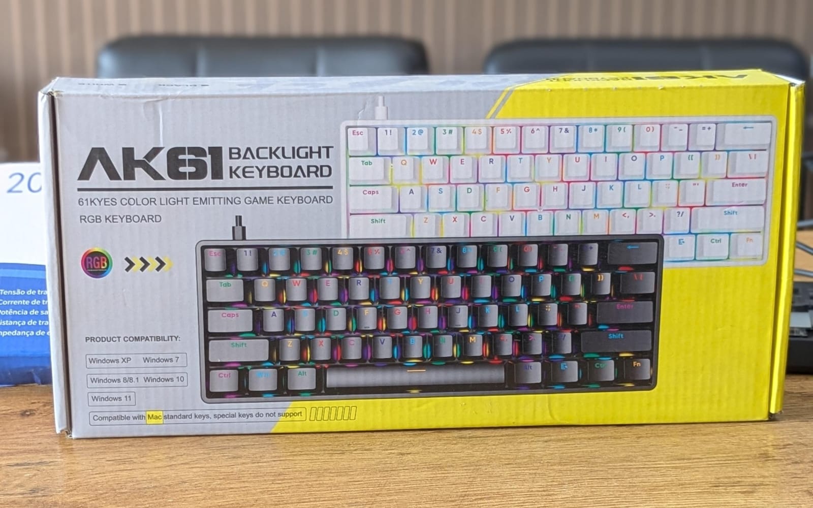 AK61 Hot Swappable Mechanical Keyboard